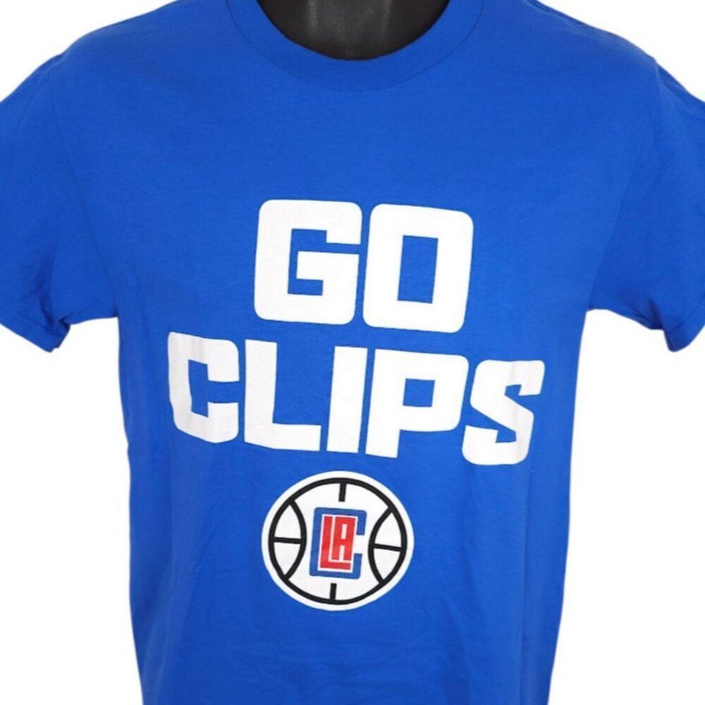 LA Clippers T Shirt Mens Size Small Blue Los Angeles NBA Basketball Go Clips
